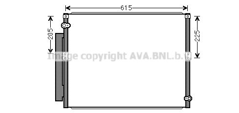 AVA QUALITY COOLING Lauhdutin, ilmastointilaite TO5569D